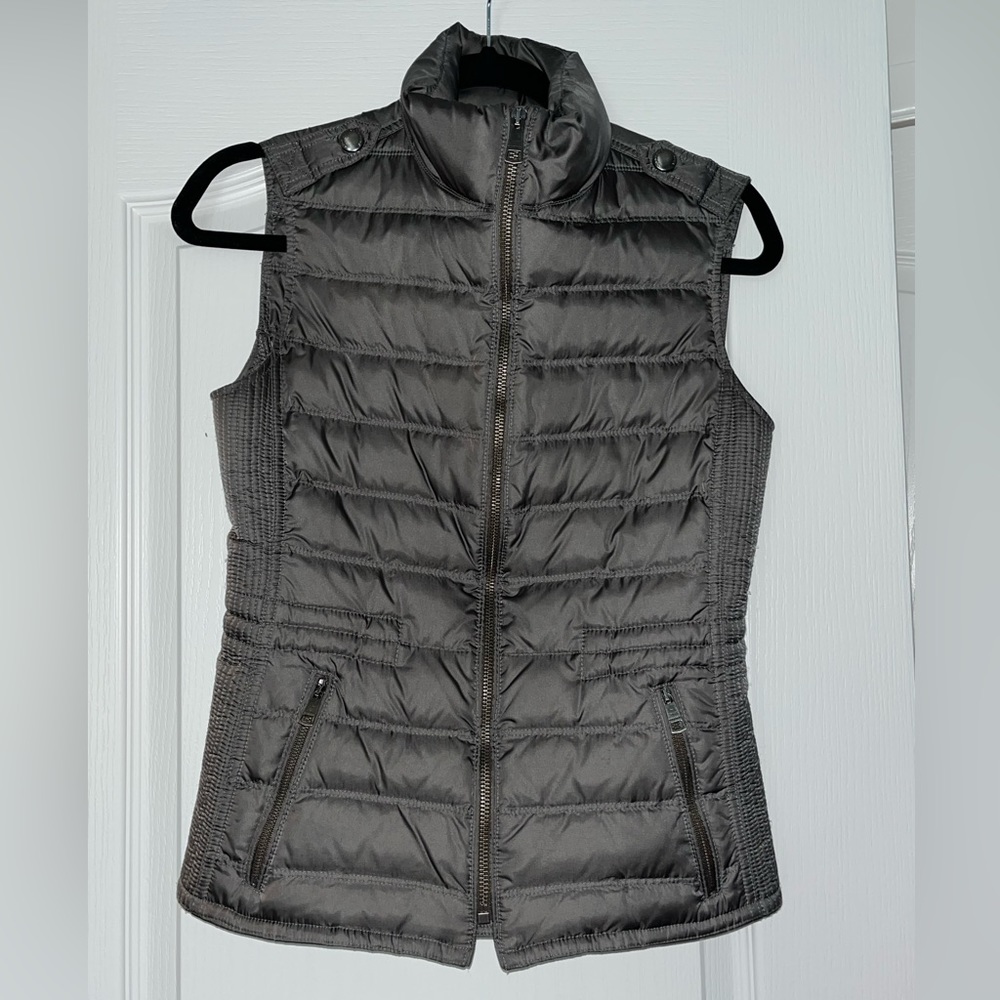 Burberry Charcoal Puffer Vest
